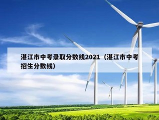 湛江市中考录取分数线2021（湛江市中考招生分数线）