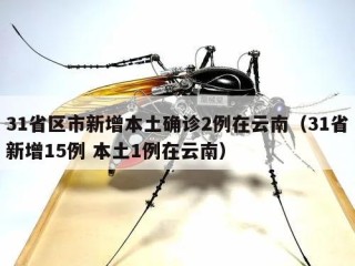 31省区市新增本土确诊2例在云南（31省新增15例 本土1例在云南）